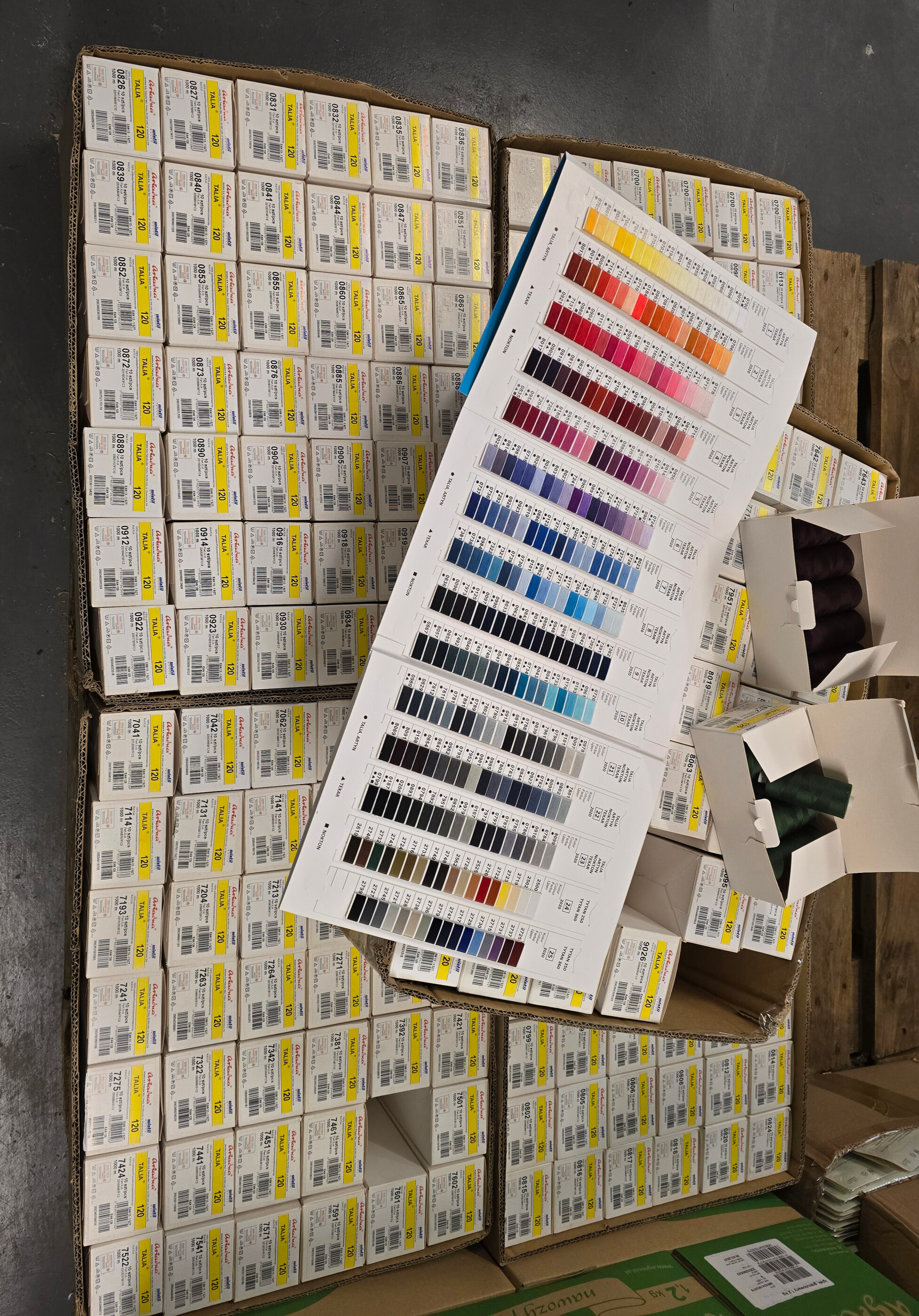 2030 x Sewing Threads 1000m Spools – 197 Colours – High Quality – Wholesale Joblot