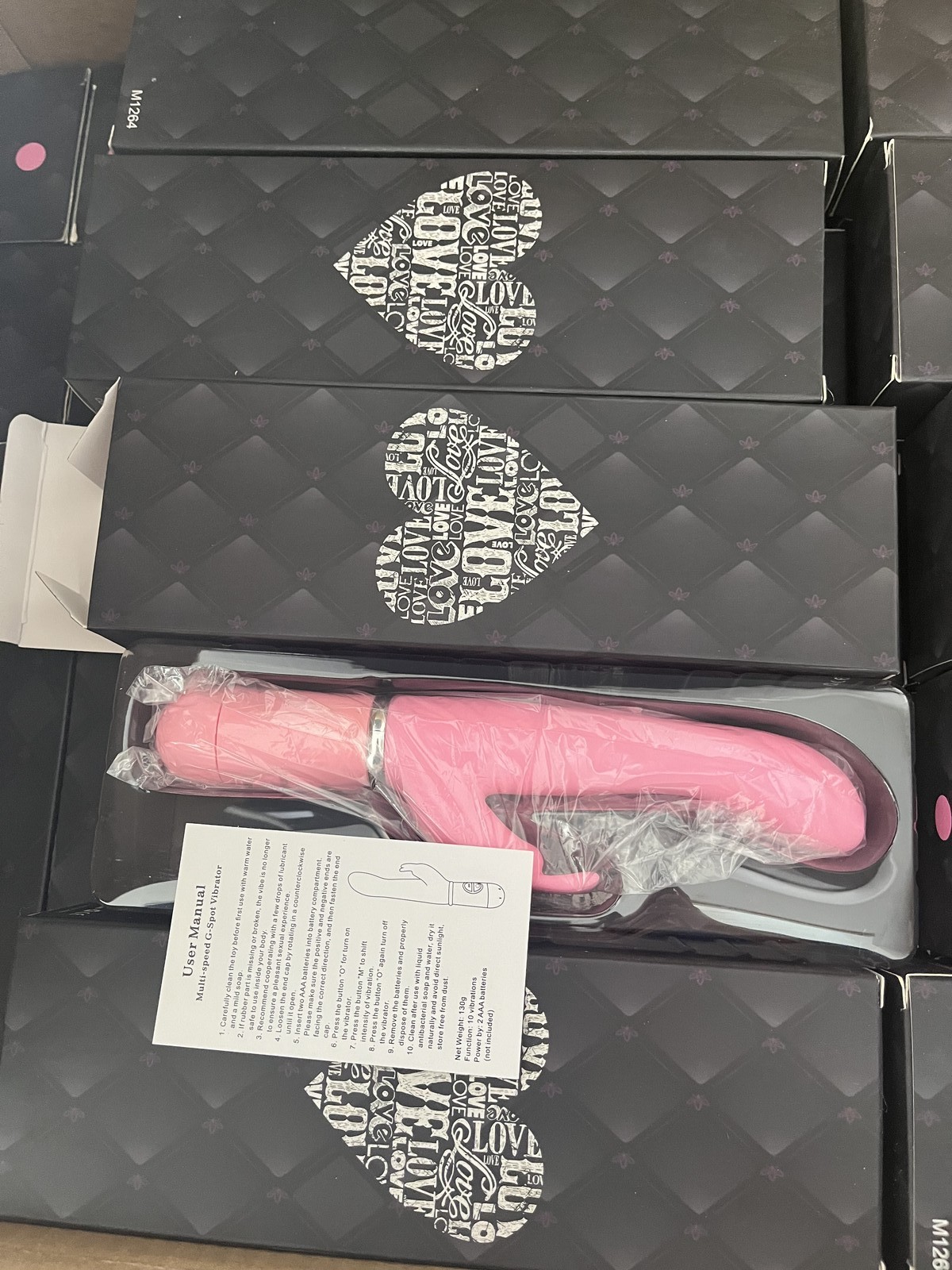 30x pink rabbit vibrator sex toy UK seler
