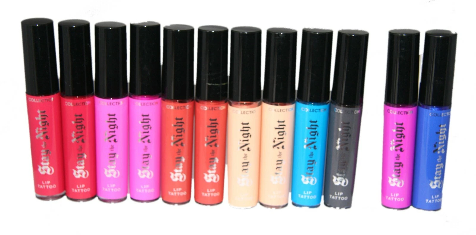 100pcs Collection Lip Glaze Stay The Night Lip Tattoo | 8 Shade |