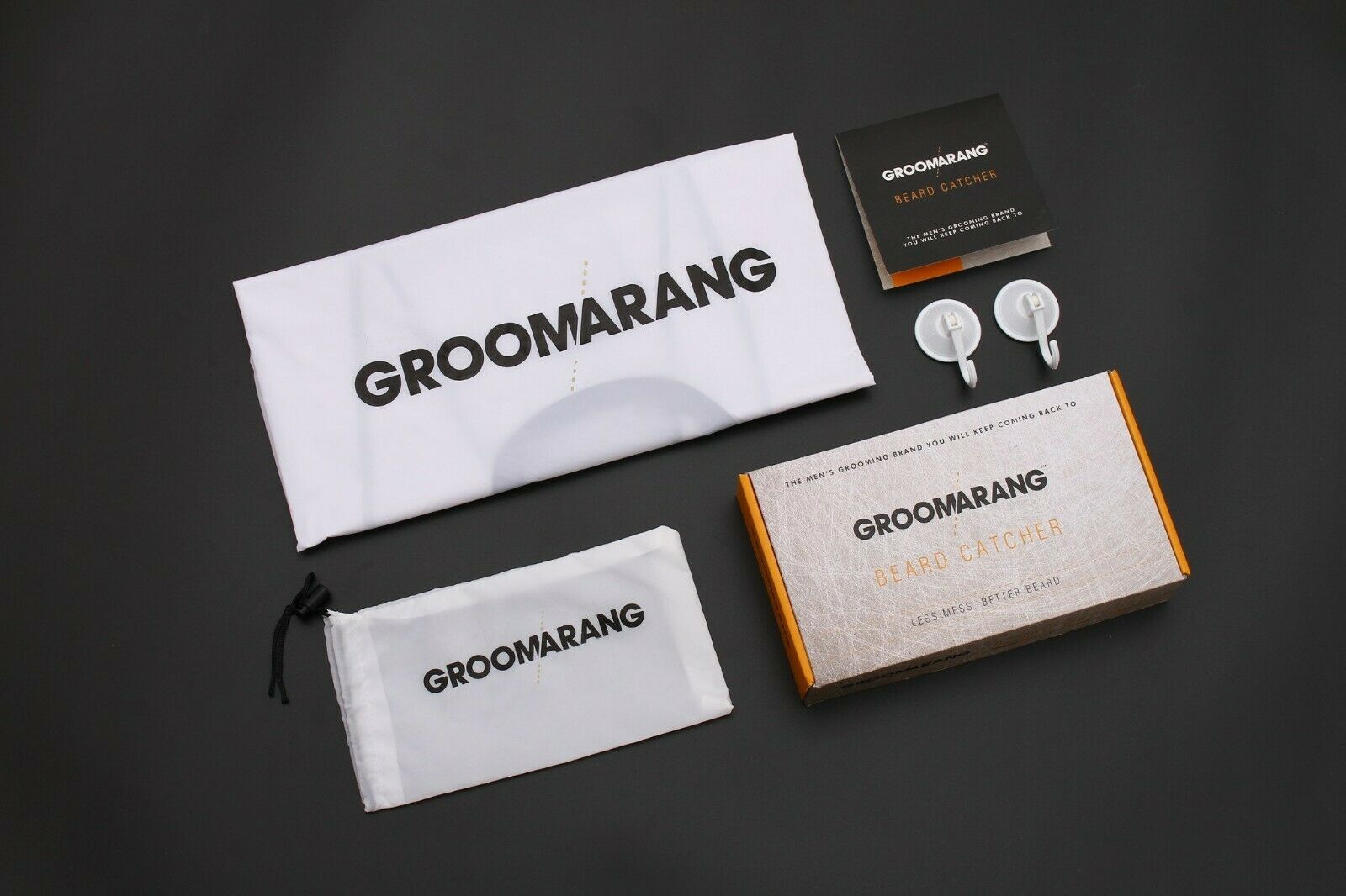 50 Groomarang Beard Hair Catcher Apron Cloak Cover Cape Cleaning Shaving Aid Best