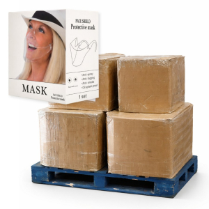 Pallet of 1,000 Mixed Kokovee Protective Face Shield Masks