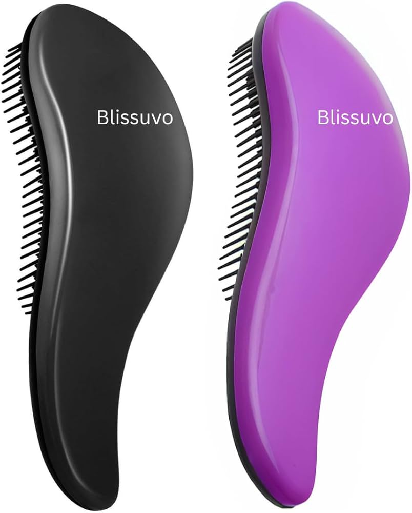 Detangling hair brush