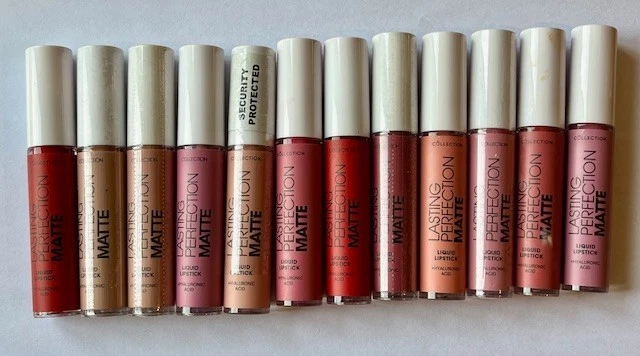 72pcs Collection Lasting Perfection MATTE Liquid Lipsticks | 8 Shades |