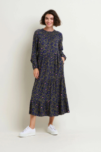 One Off Joblot of 5 Women's Cream Floral Paisley Dress