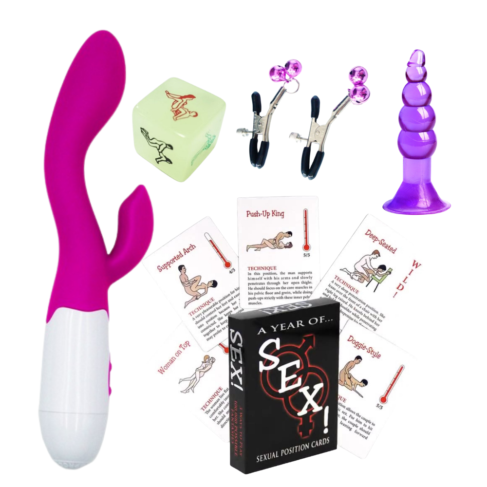 10 Sets- 5-Piece Adult Couple Foreplay & Sex Toys Kit Set|GCAPSET057-10 Sets|UK SELLER