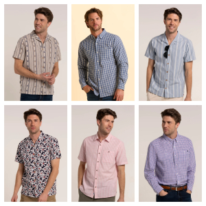 Wholesale Job Lot of 25 Men's Brakeburn Mixed Shirts - Great Variety!