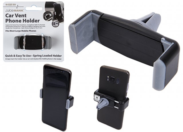 Juice Bank Car Vent Phone Holder – Bulk Pack of 720 – RRP £6.99 Each