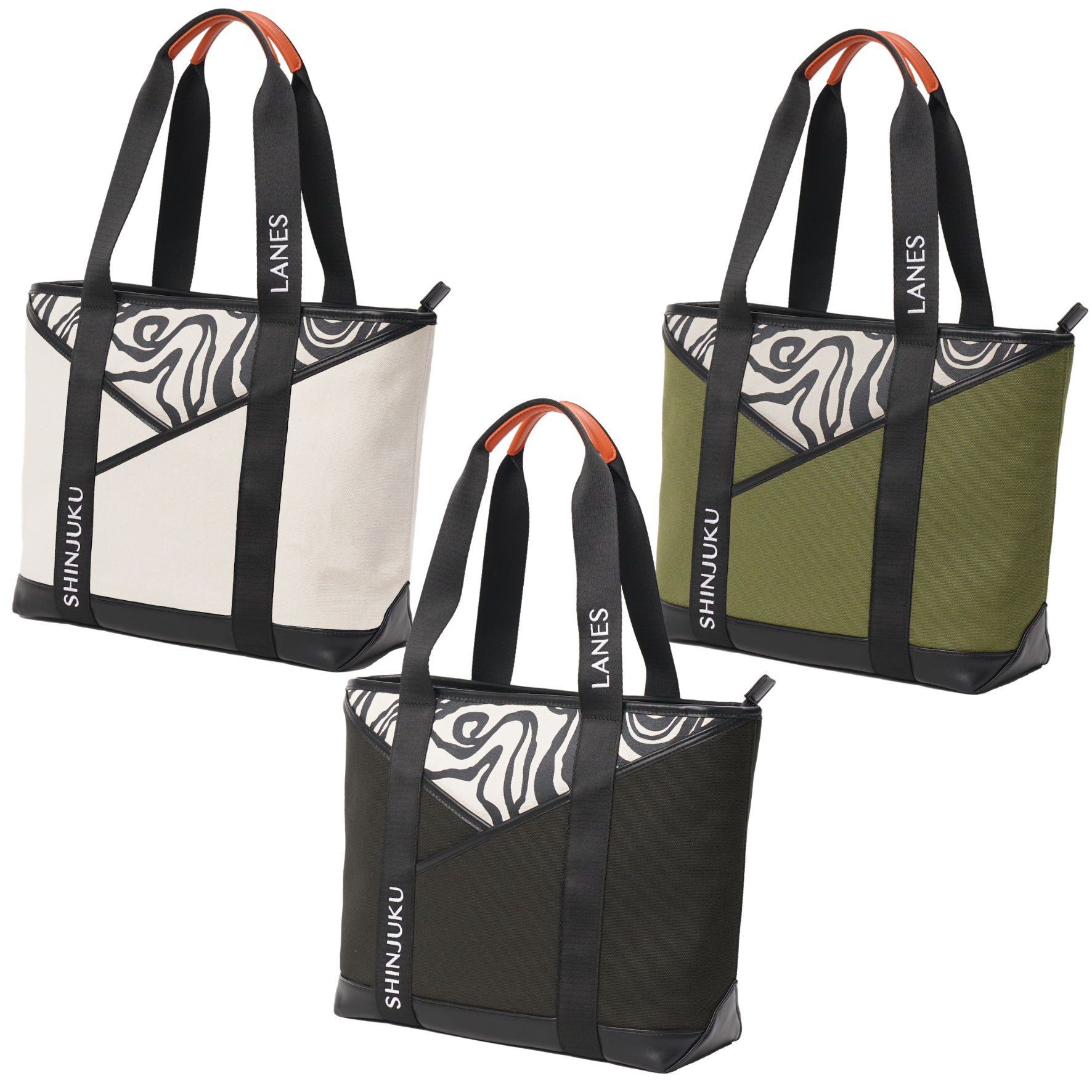 60x Women's Designer Tote Bags | 3 colours | By Sustainable UK Brand