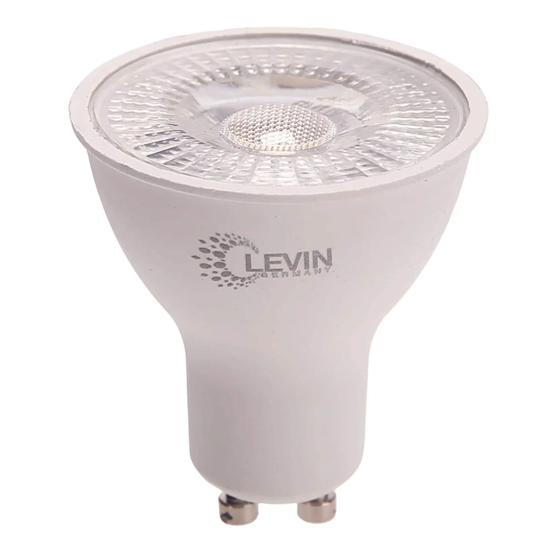 100 GU10 LED Bulbs (10 x 10-Pack), Levin 6W, Warm White 3000K, Non-Dimmable, Flicker-Free, 60° Beam Angle, Energy Efficient Spotlight Bulbs