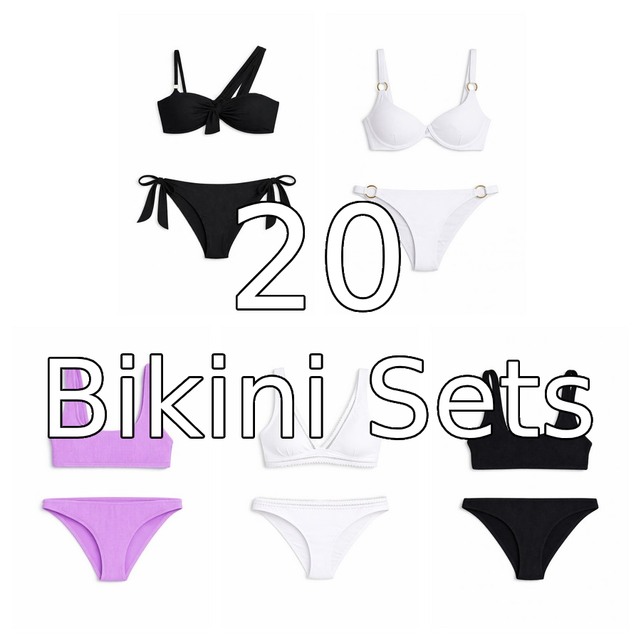 Job Lot of 20 Mixed CHIQUINI TROPICAL WEAR Bikini Sets – 5 Stylish Designs| High Margin Opportunity