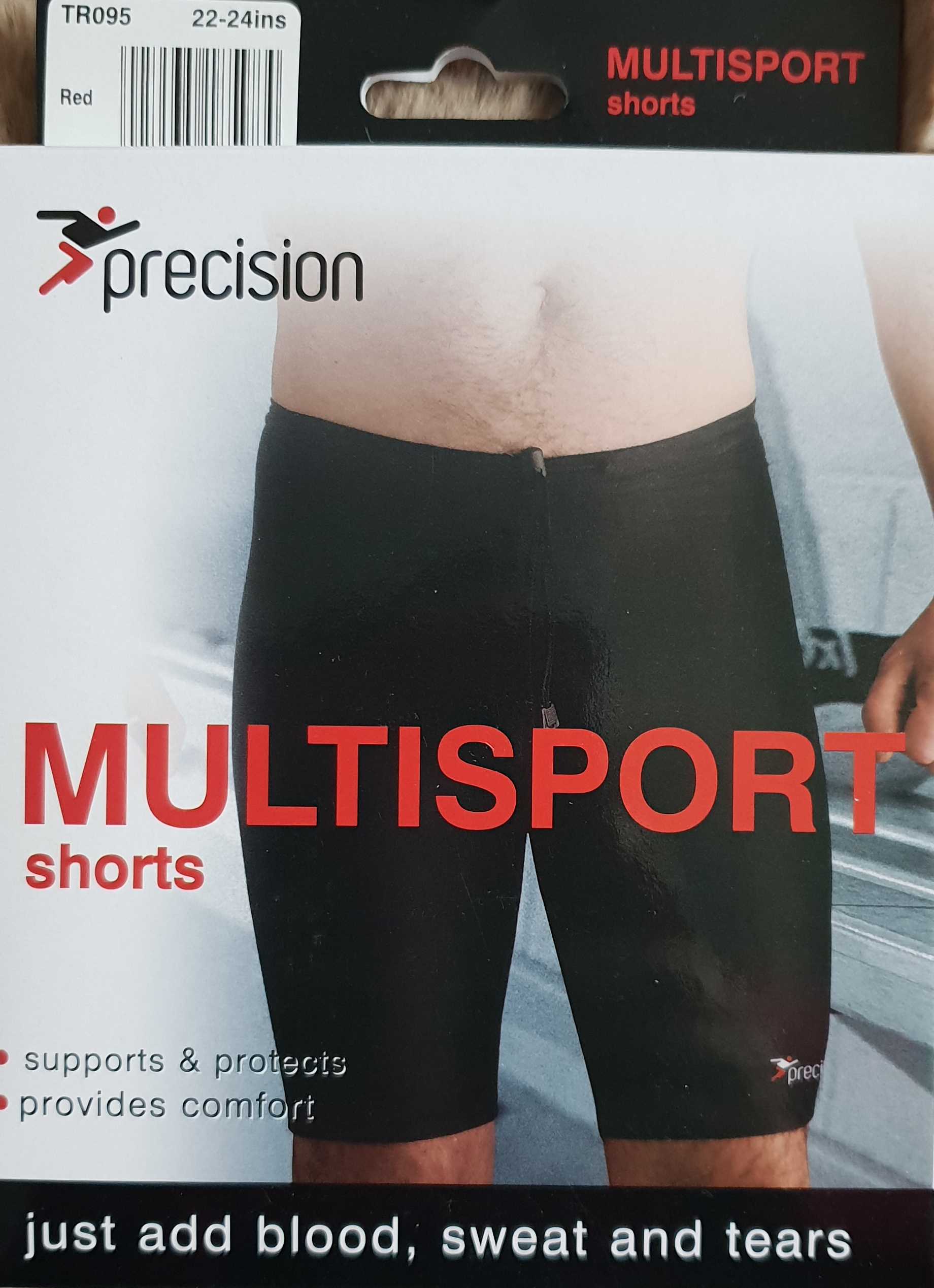 JOBLOT 12 boxed pairs Precision Sports boxed NAVY BLUE multi-sport shorts size 26-28 