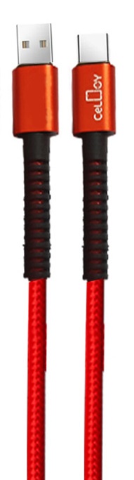 HeavyDuty Braided USB-A to TYPE-C Charging Cable 2M Black/Red/Green (MIx colors) (Pack of 120)
