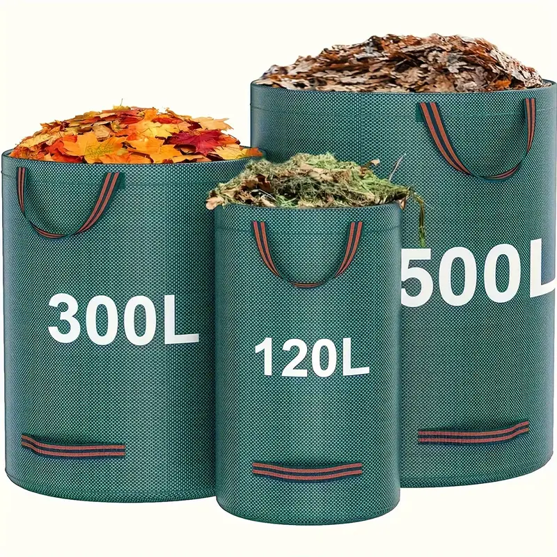 3 Pack Garden Bags 120 300 500L