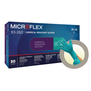 One Off Joblot of 200 Microflex 93-260 Chemical Resistant Gloves