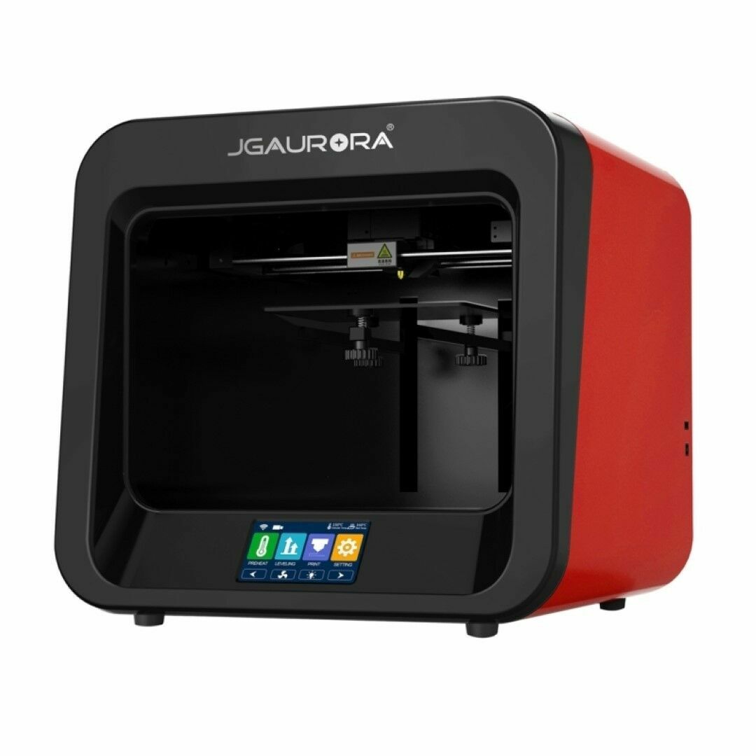 4 x JGAURORA A4 HIGH PRECISION METAL PLATE INJECTION MOLDING FRAME 3D PRINTER RED