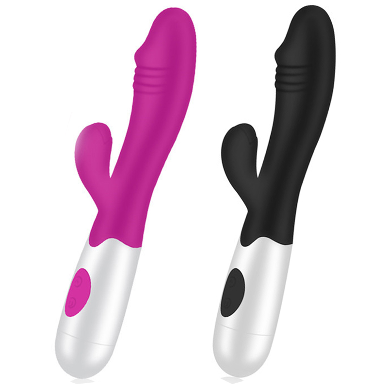 10pcs-30 Modes Wave Rabbit Vibrator-Mixed Colour|GCAP051-Black/Purple-10pcs|UK SELLER