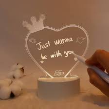 Heart shape LED boards with pen and USB