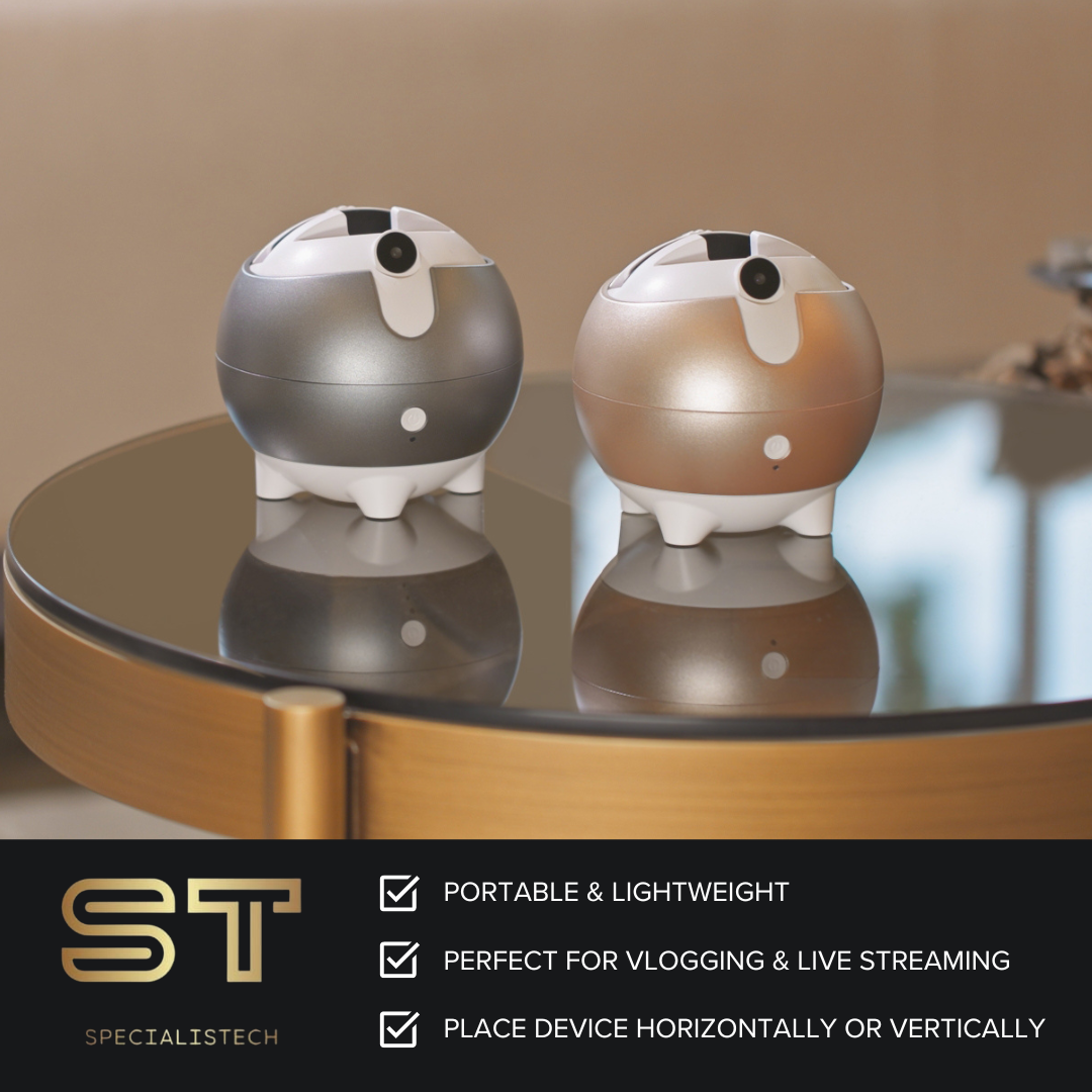 Specialistech Ai Face Tracking Device in colour: Champagne