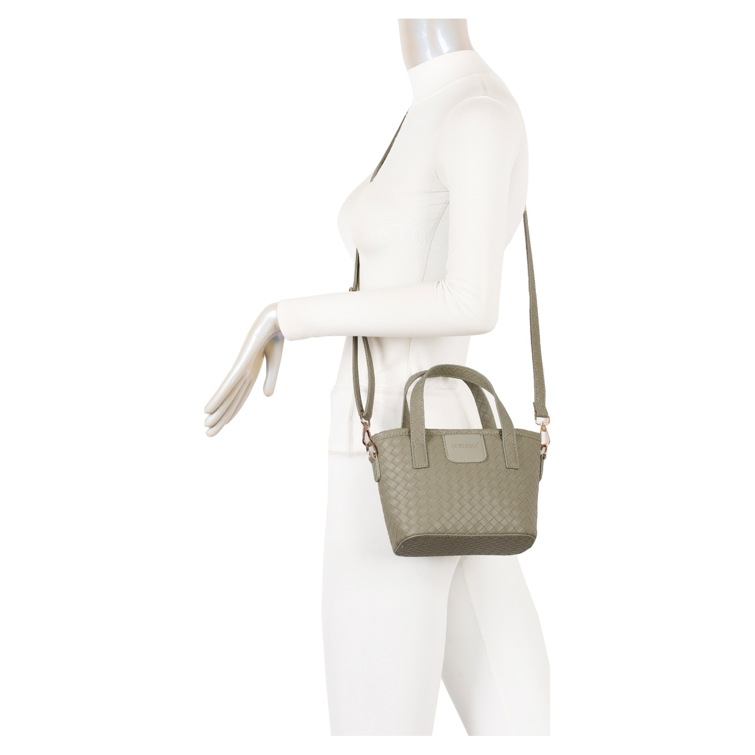 40pcs mix colour -Small Woven Effect Basket Bag Essential Bag