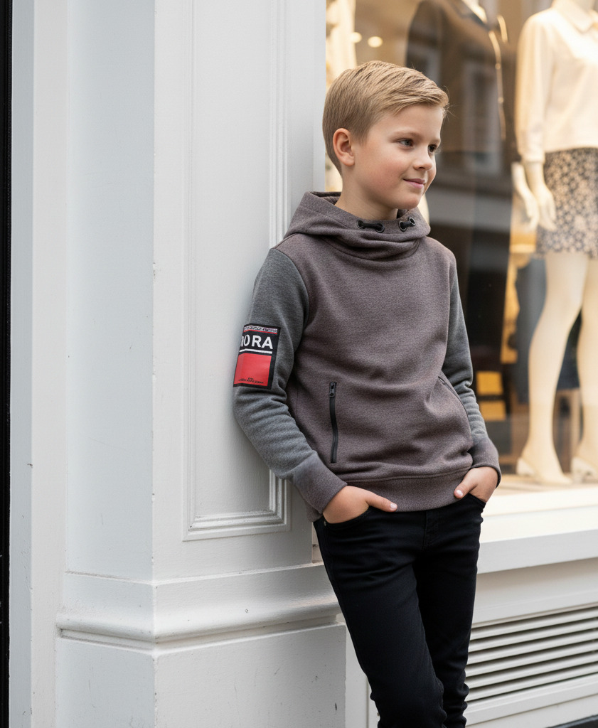 Boys spring Hoodie Casual Sweatshirt Pullover Kids Streetwear Jumper Age 3-14Ys