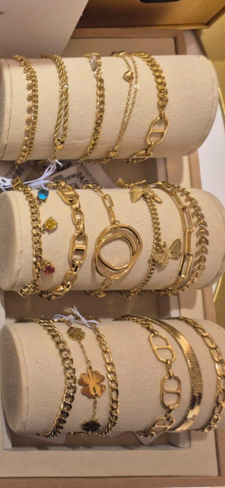 18ct gold plated stainless steel Jewellery