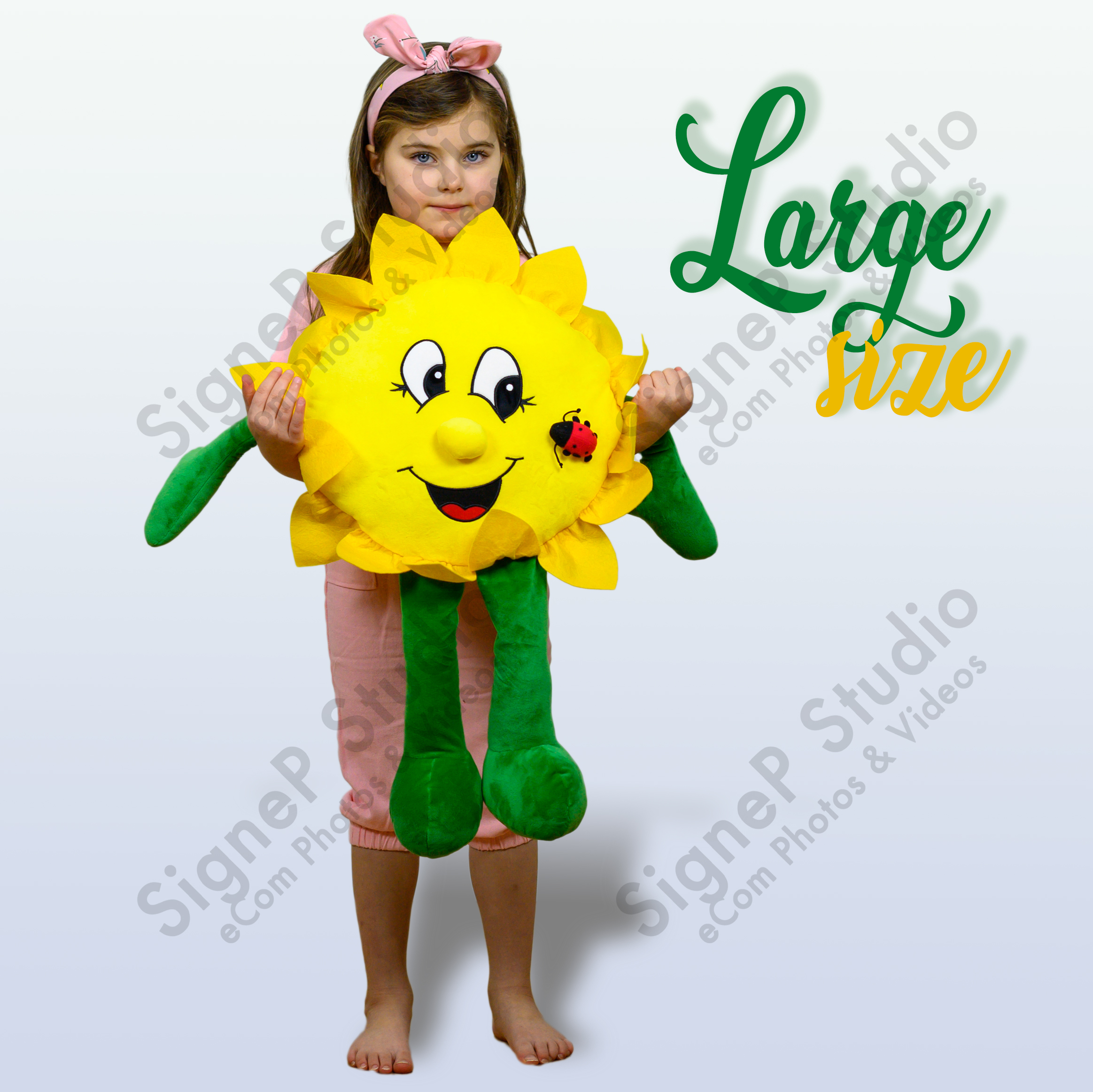 Sunflower plush toy large
