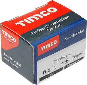 One Off Joblot of 19 Boxes of 200 Timco Woodscrews