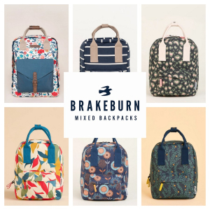 Wholesale Job Lot of 10 Women's Brakeburn Mixed Backpacks