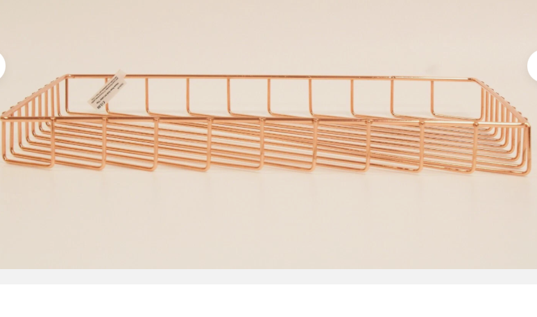 Rose Gold A4 Wire Letter Trays