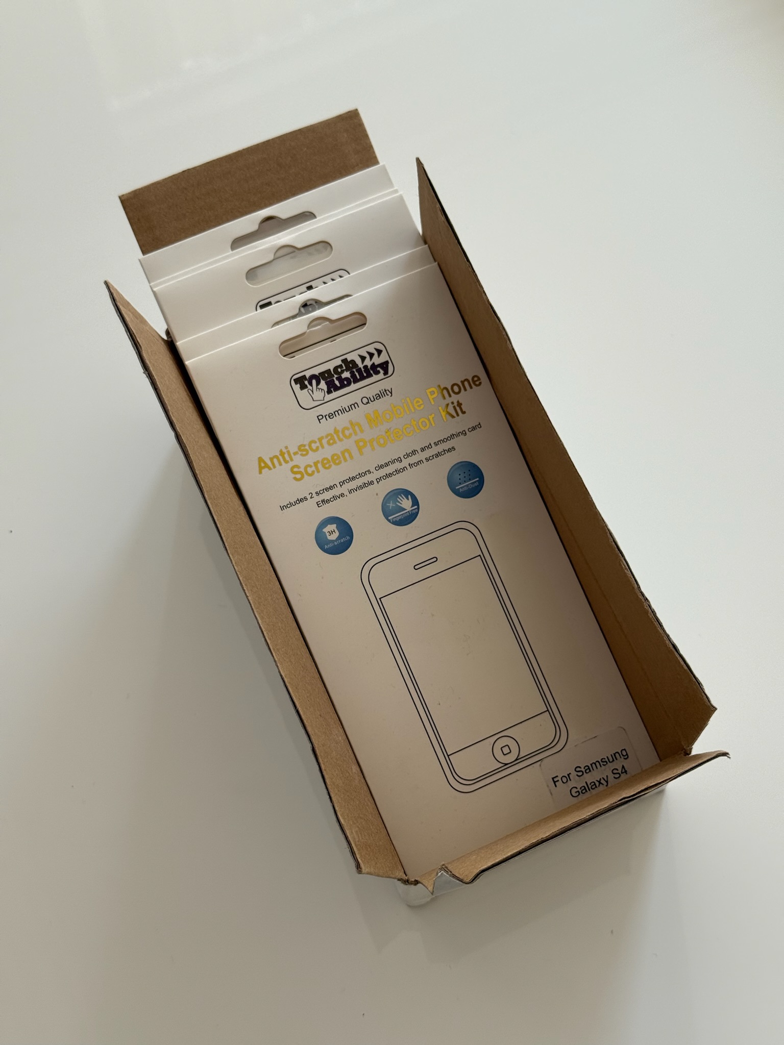 Galaxy S4 Anti-scratch Screen Protector Kit