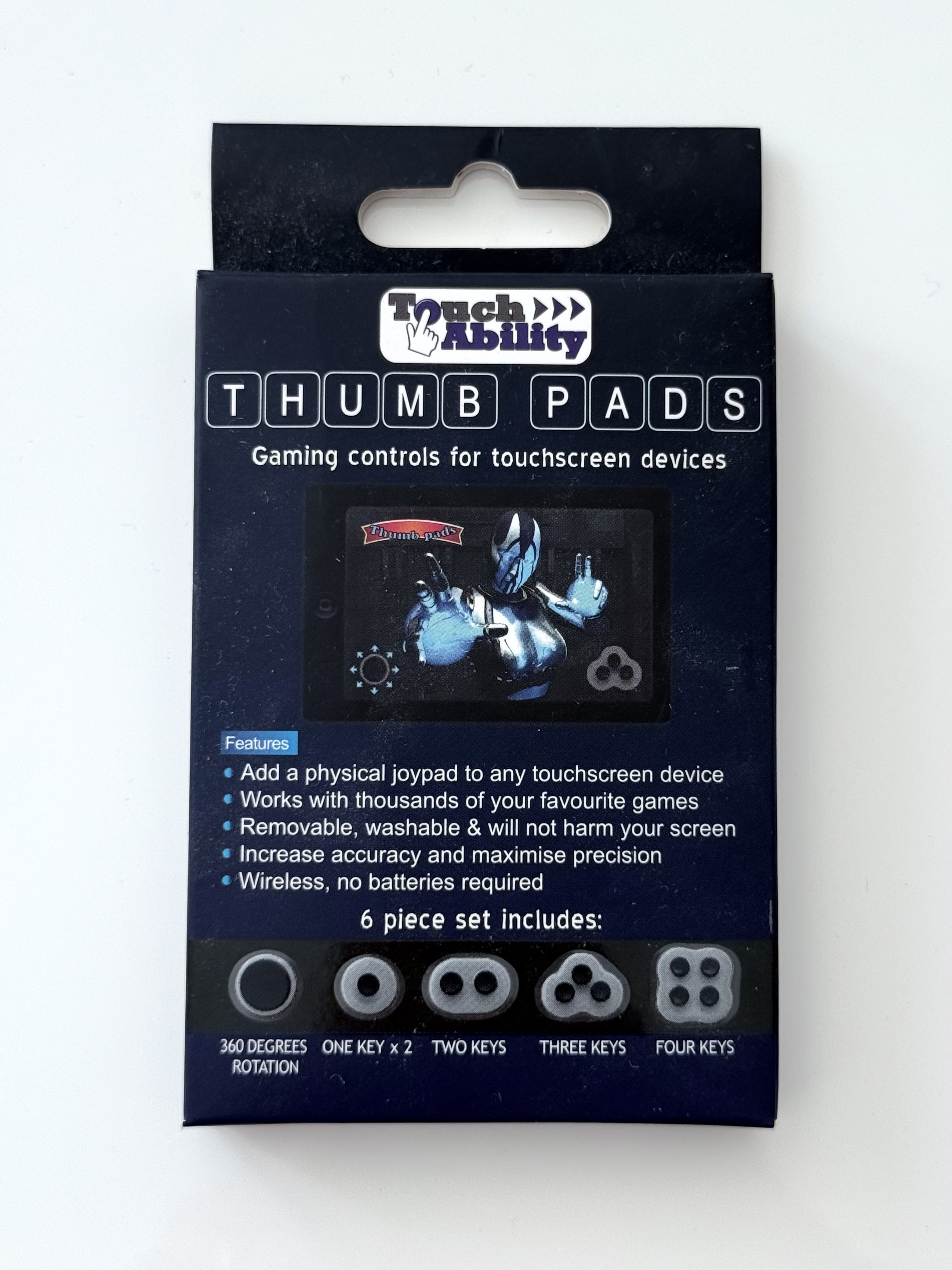 TouchAbility Thumb Pads Mobile Phone Gaming Controls