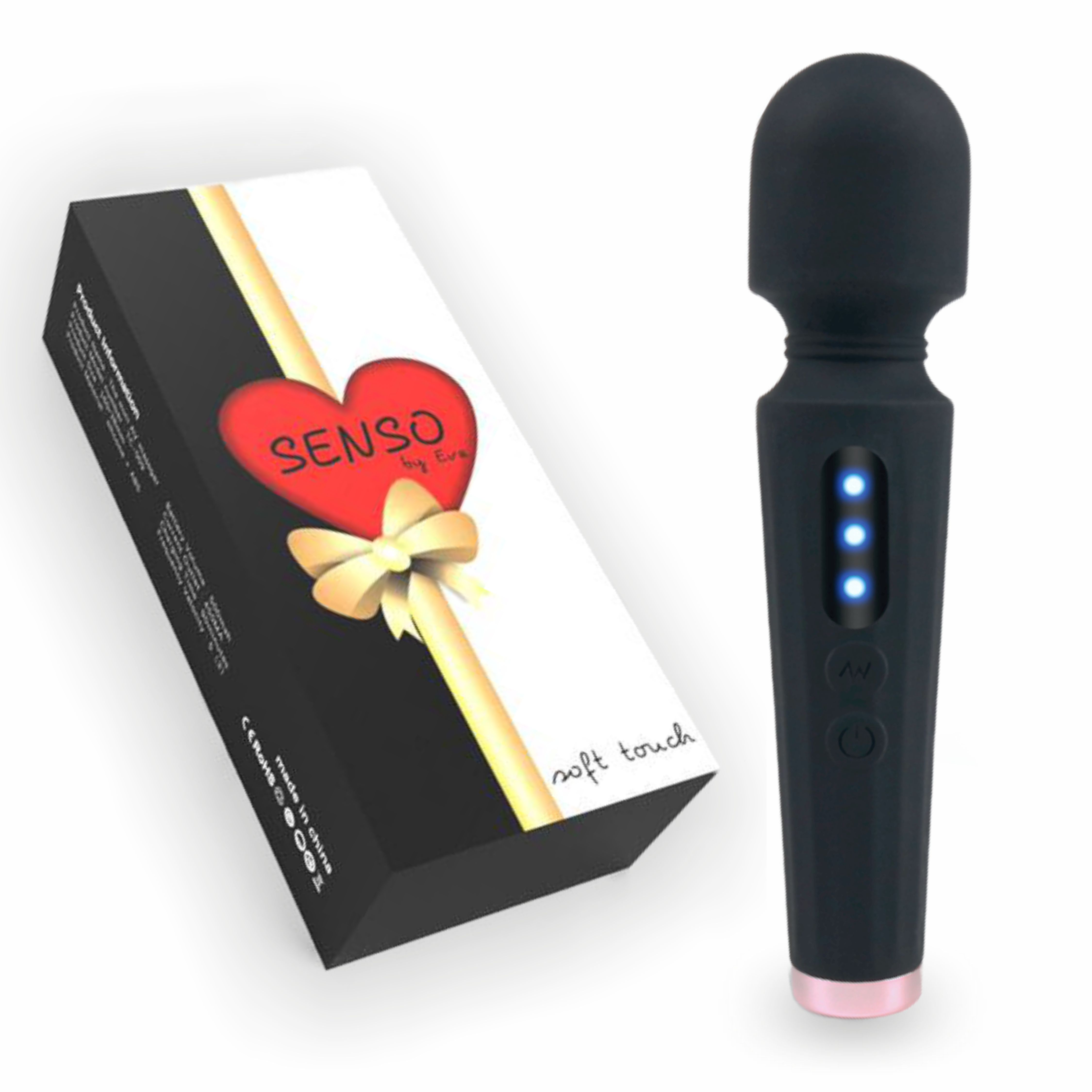 187 Units Cordless Rechargeable Massage Wand | Black | Amazon & eBay Proven | Own Brand | Registered Trademark | Wholesale Job Lot