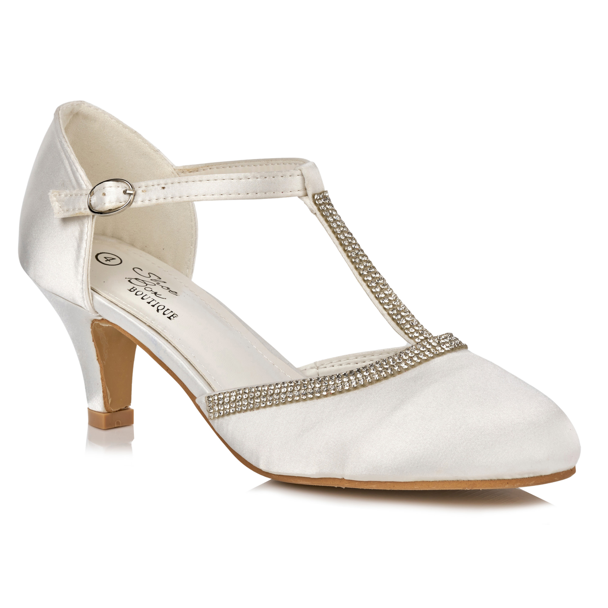 Wholesale Pack: 20 Pairs of Wedding and Bridal Kitten Heels mixed Styles and Sizes – £100 & £500 RRP)