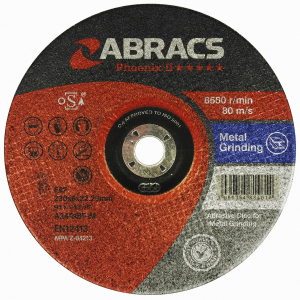 One Off Joblot of 6 Abracs Phoenix II Metal Sanding Discs