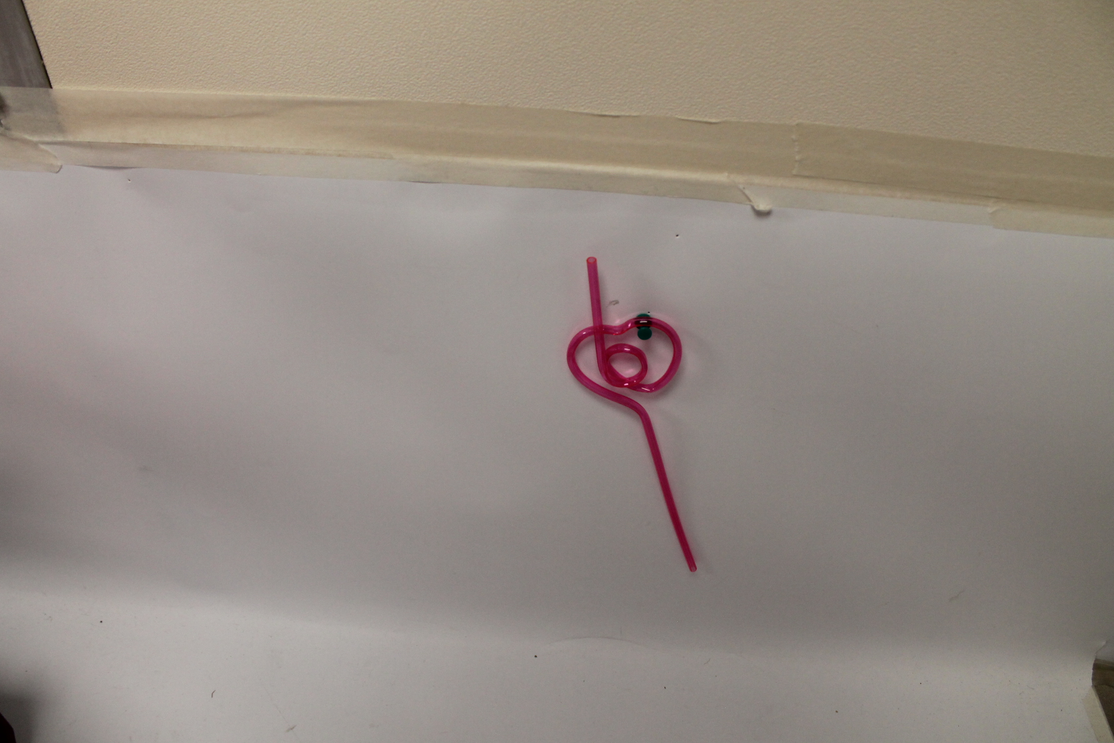 Bridal Drinking Straws in Neon Pink x 12 in a pack 