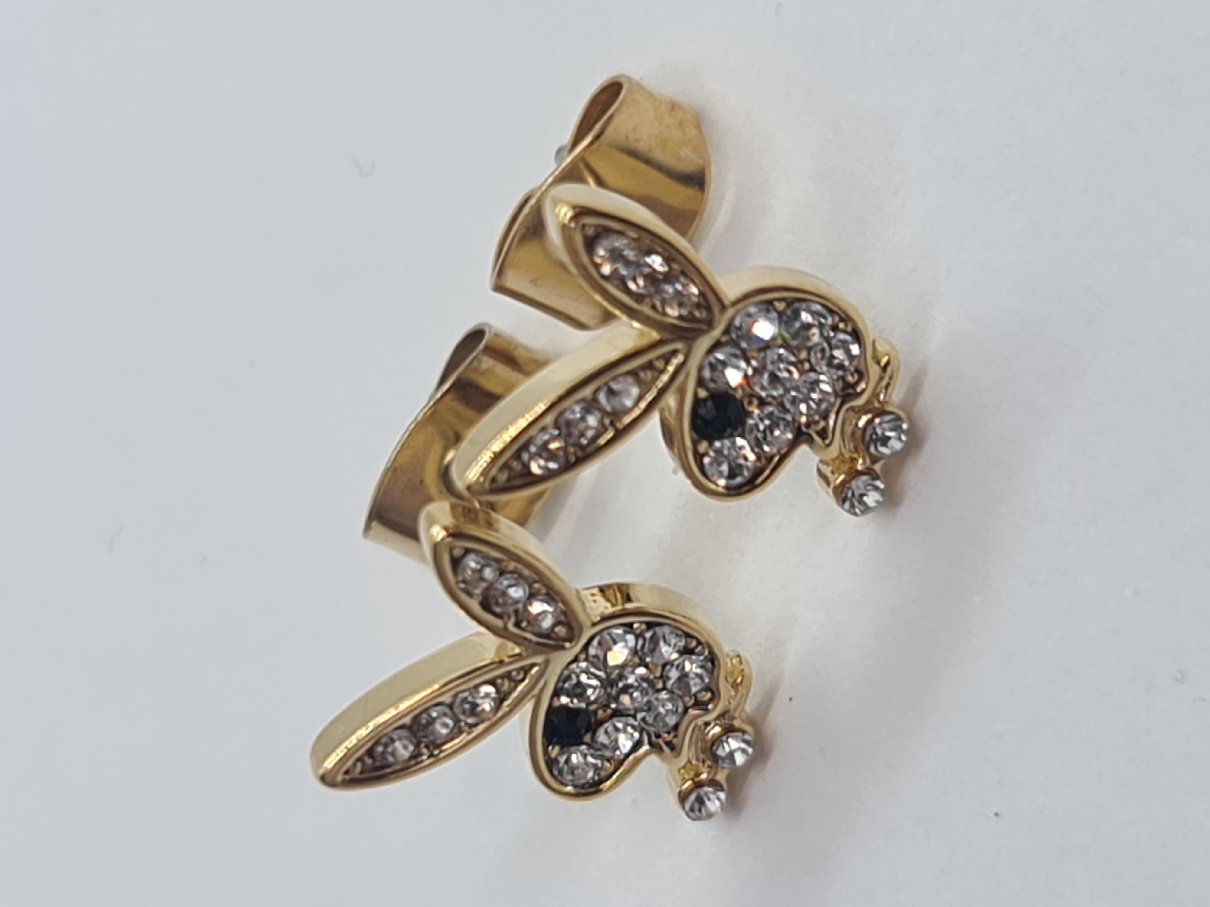 Wholesale Job Lot of 20 Pairs of Playboy CZ Earrings