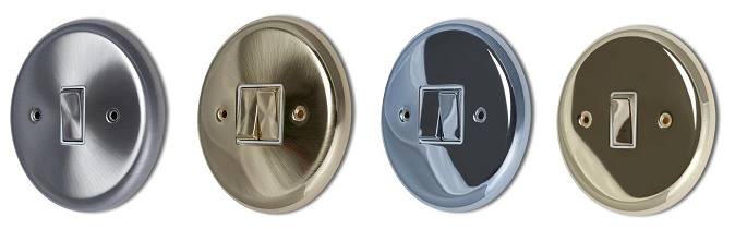 200 Designer Light Switches - Various Finishes To Choose From