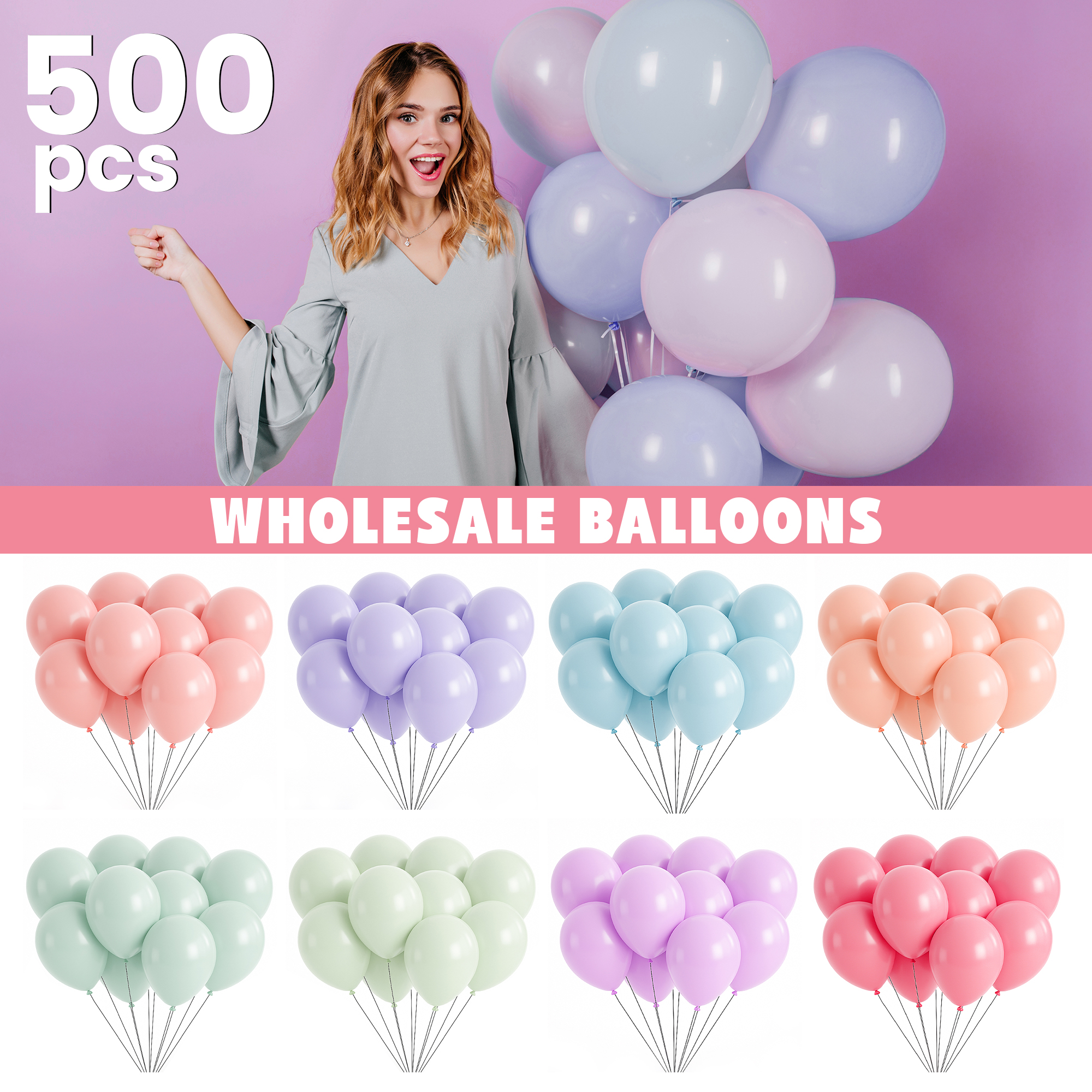 Party Balloons 500 pcs 10