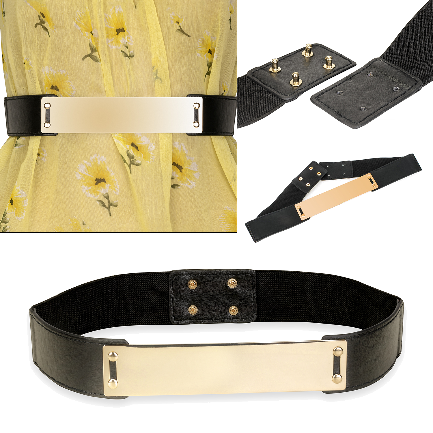 100pcs Women Elasticated Waist Belts Job Lot Wholesale Clearance Reseller Bulk Mixed Colours UK