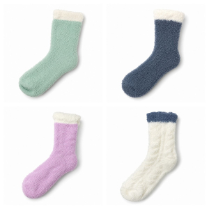 One Off Job Lot of 48 Mixed Women's Fuzzy Soft Fluffy Socks