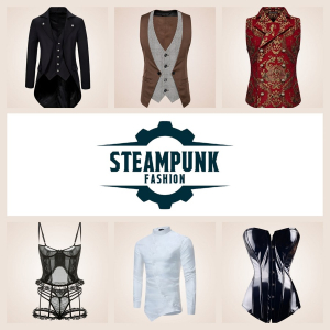 One Off Job Lot of 10 Steampunk Fashion Mixed Clothing