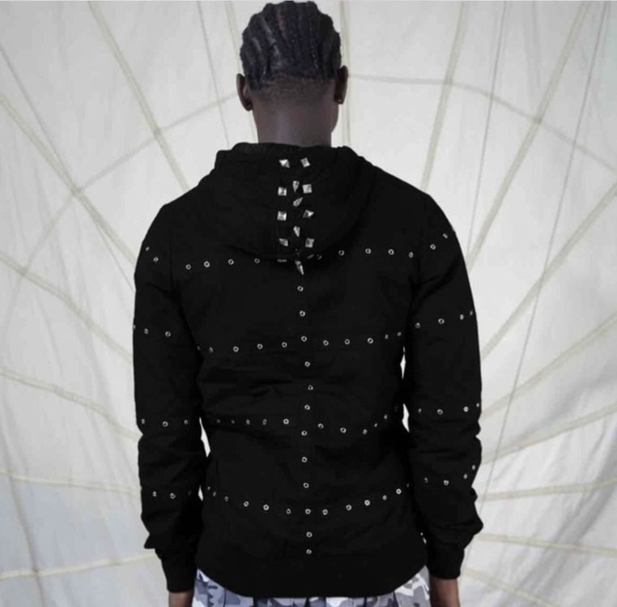 One off joblot of 30x criminal damage Studded jackets Unisex Retro Y2K