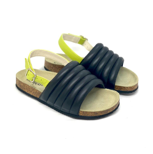Wholesale Job Lot of 5 The Eugens Girl's Billie Black Sandals