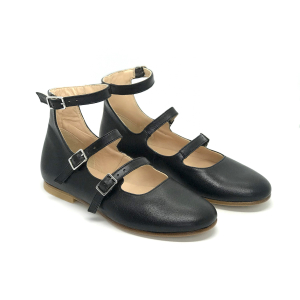 Wholesale Job Lot of 5 The Eugens Girl's Gabi Black Mary Jane Shoes