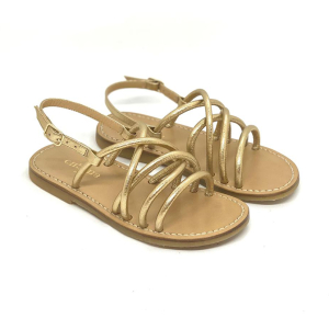 Wholesale Job Lot of 5 The Eugens Girl's Cassie Gold Sandals