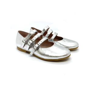 Wholesale Job Lot of 6 The Eugens Girl's Alice Silver Mary Jane shoes