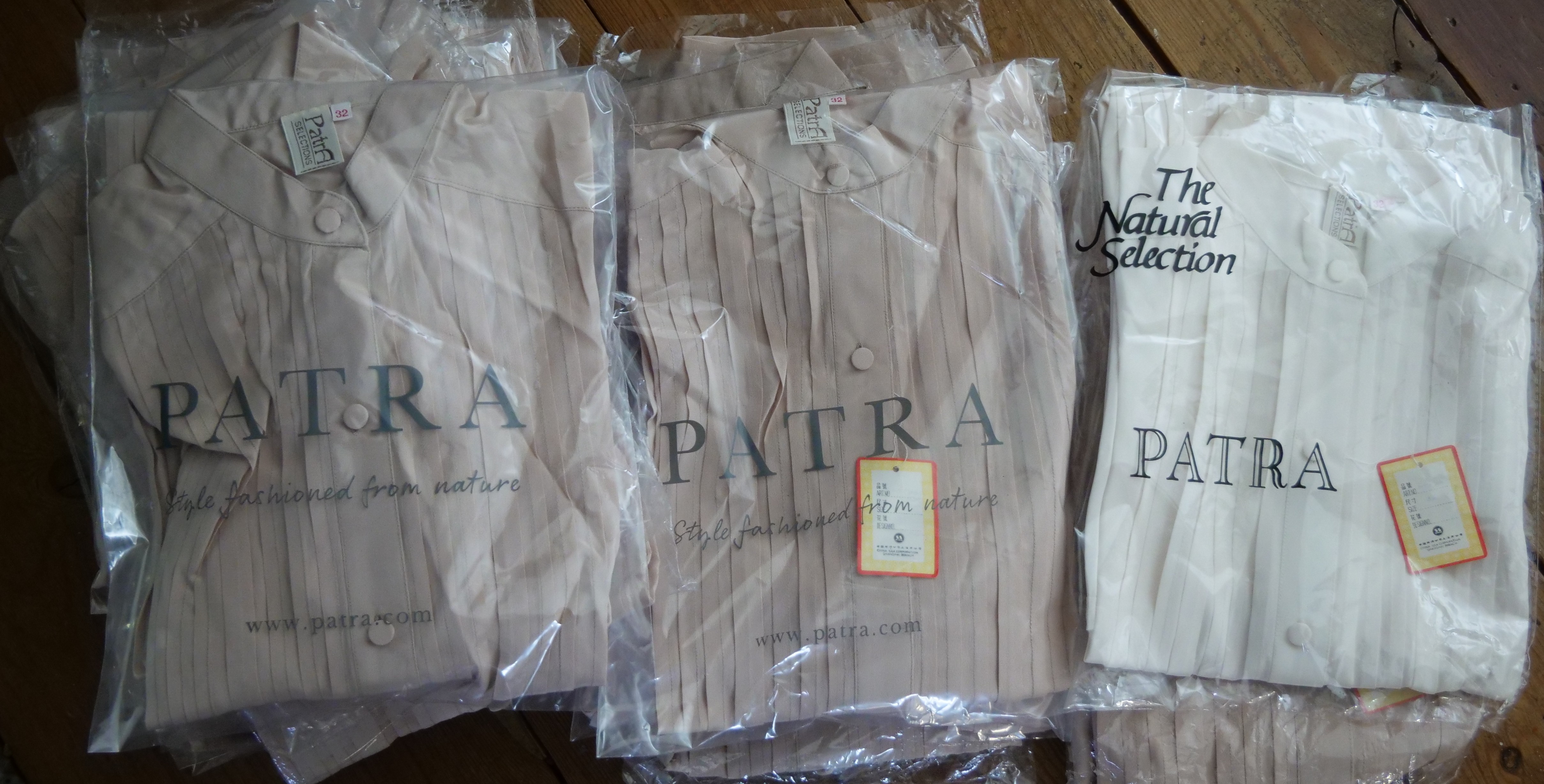 26 x Patra Silk blouses New size 32 RRP £1274