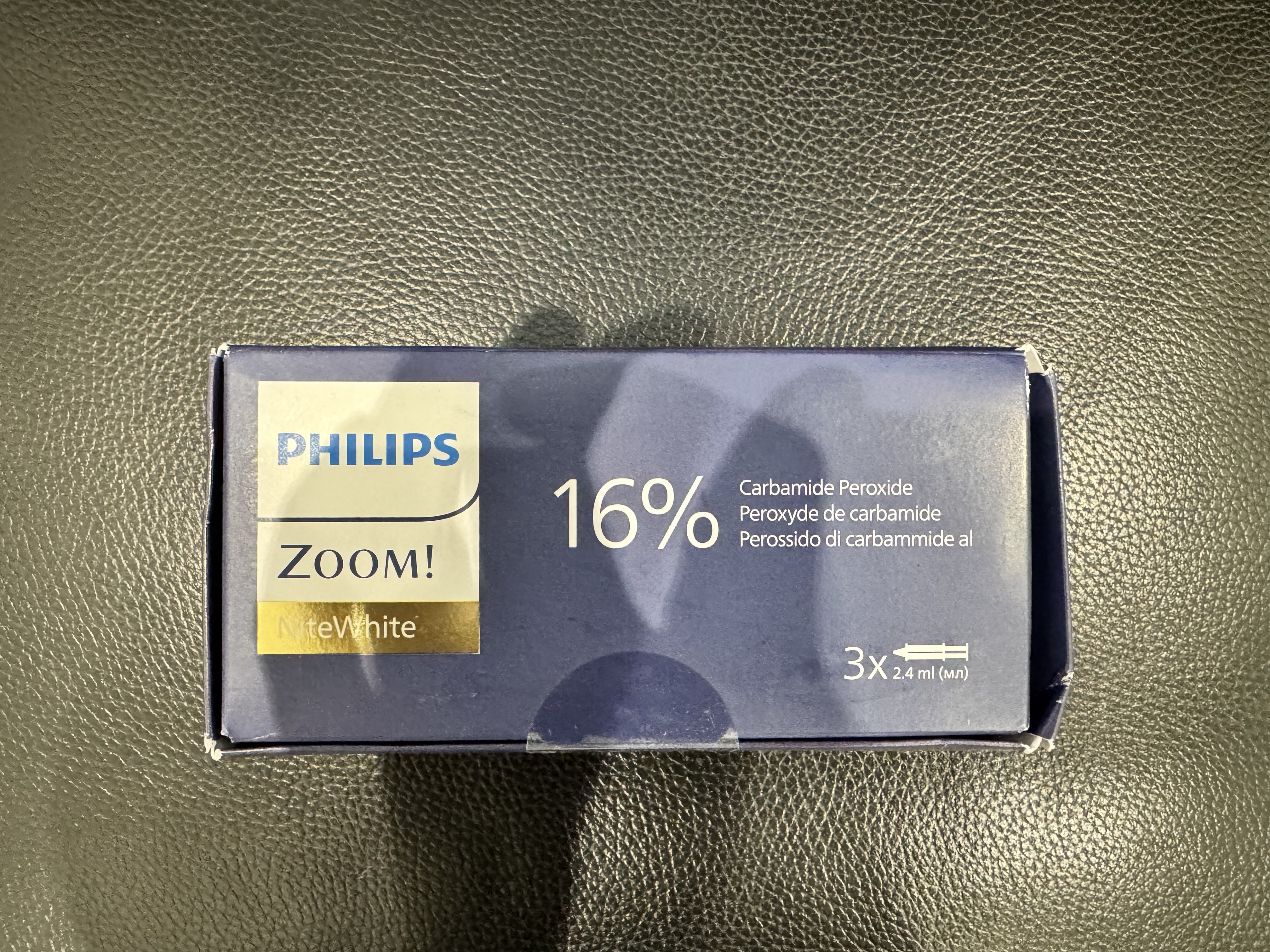 Philips Zoom Nite White 16% Teeth Whitening Gel 3 Pack