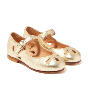 Wholesale Job Lot of 4 The Eugens Girl's Alexa Gold Mary Jane Shoes