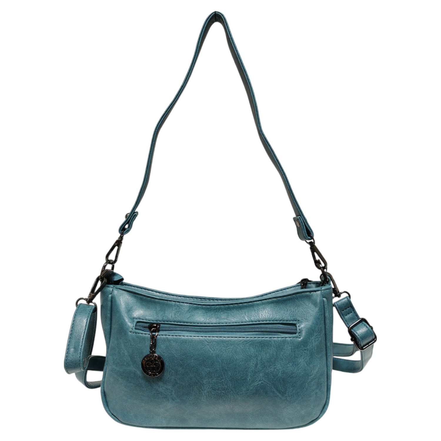 Mix 35 pcs Various Colours--Soft PU Leather Two Zipper Under Arm Shoulder Bag Cross Body Bag